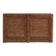 Chinese buffet high in carved pine with geometric panels – Gansu, circa 1930