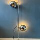 70s mid-century chrome Herda eyeball floor lamp