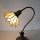 Metal flower lamp and ancient mother-of-pearl