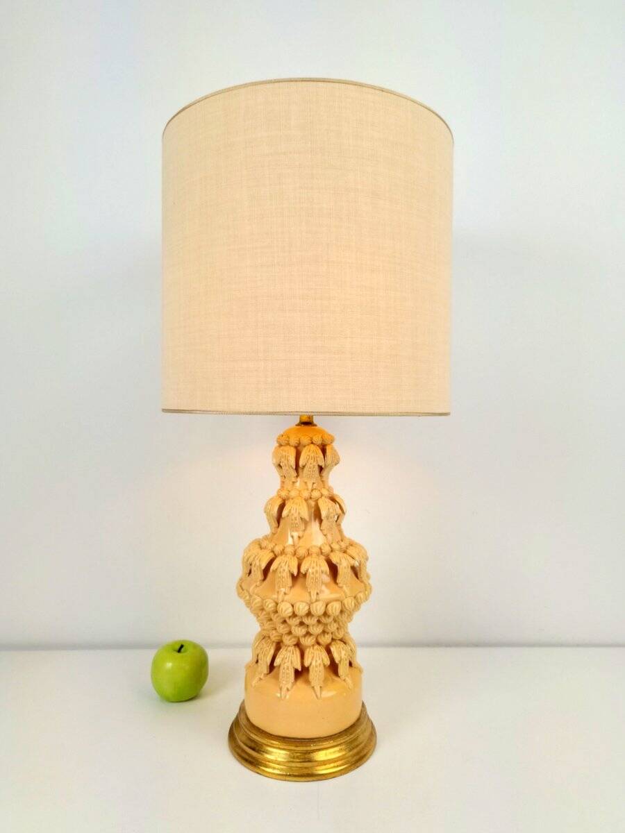 Ceramic Table Lamp by Cerámica Bondia Manises, Spain, 1960