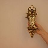 Applique murale suédoise en laiton, style milieu du siècle