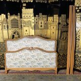 Upholstered bed in Louis XV style
