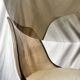 tulip chair in smoked plexiglass and chrome by Boris Tabacoff, design 1970