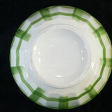 Former bol has facets Digoin green tiles