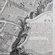 Plan of Paris in the eighteenth century in 20 plates after Turgot, 1900