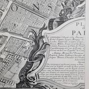 Plan of Paris in the eighteenth century in 20 plates after Turgot, 1900
