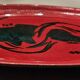 Vallauris fish dish signed Mevel
