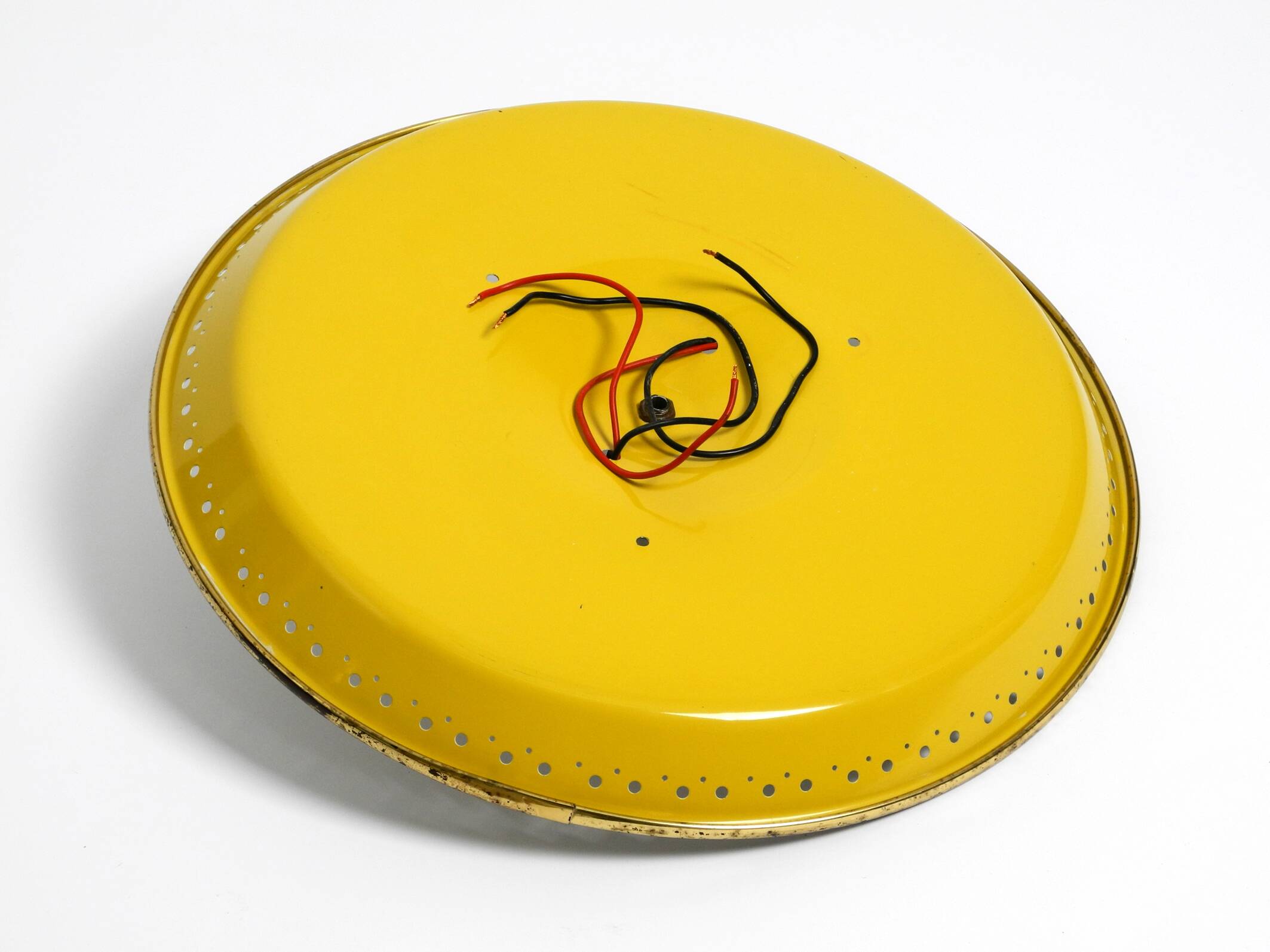 Mid Century Modern metal ceiling or wall lamp by Ernest Igl for Hillebrand