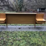 Headboard with bedside suspended 1960 vintage