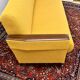 Scandinavian style yellow boucle folding sofa, 1960s