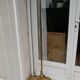 1950s tripod floor lamp in brass and gilded bronze