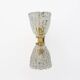 Pair of Art Decò Style Murano Glass and Brass Sconces