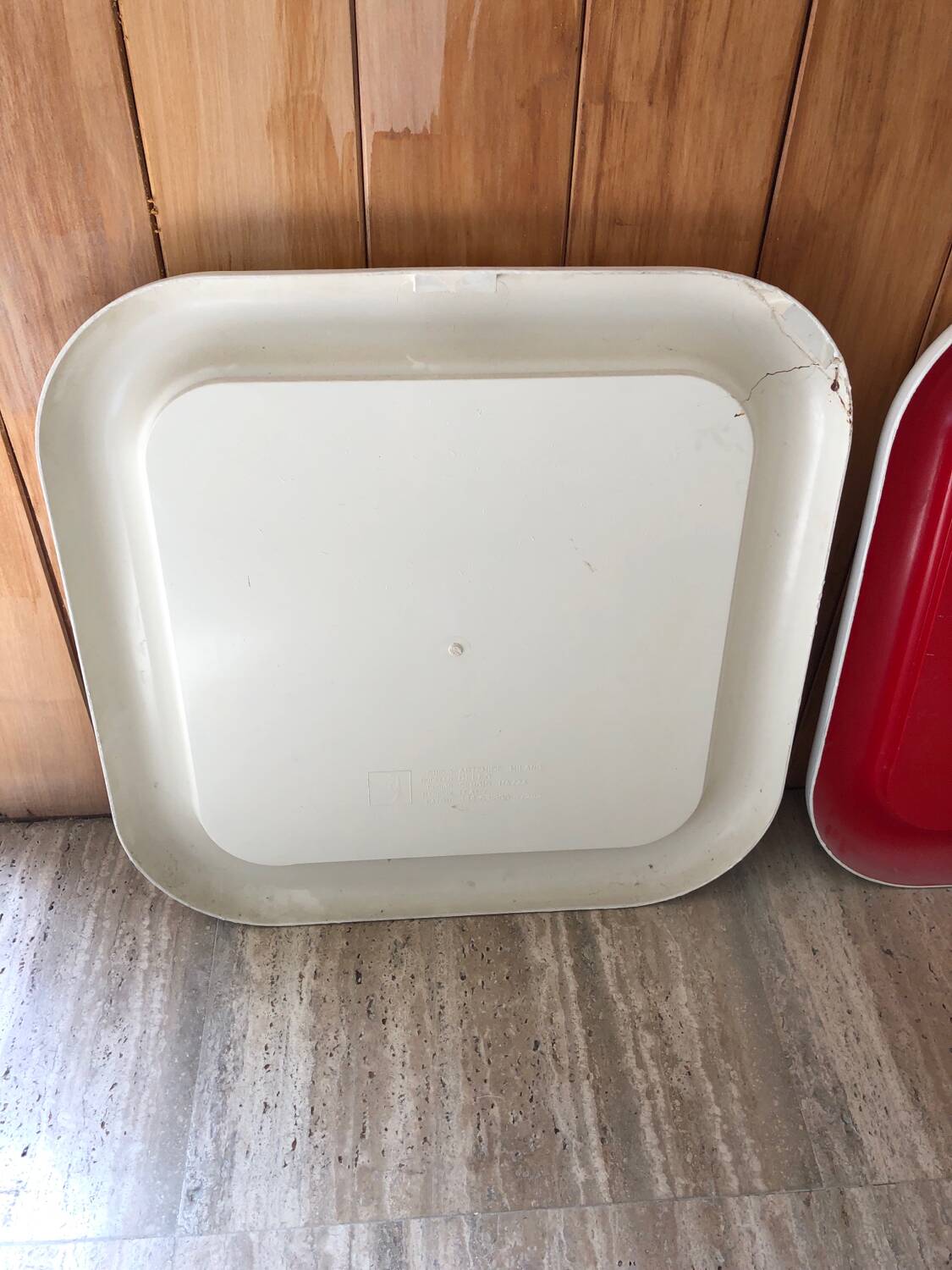 Miroir design vintage - Studi Artemide Milano - Modèle Delfo - Designer Sergio Mazzo