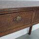 Vintage French rustic farmhouse oak side table, 1950s