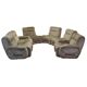 Modular sofa, Italian design, 1960s, production: Italy