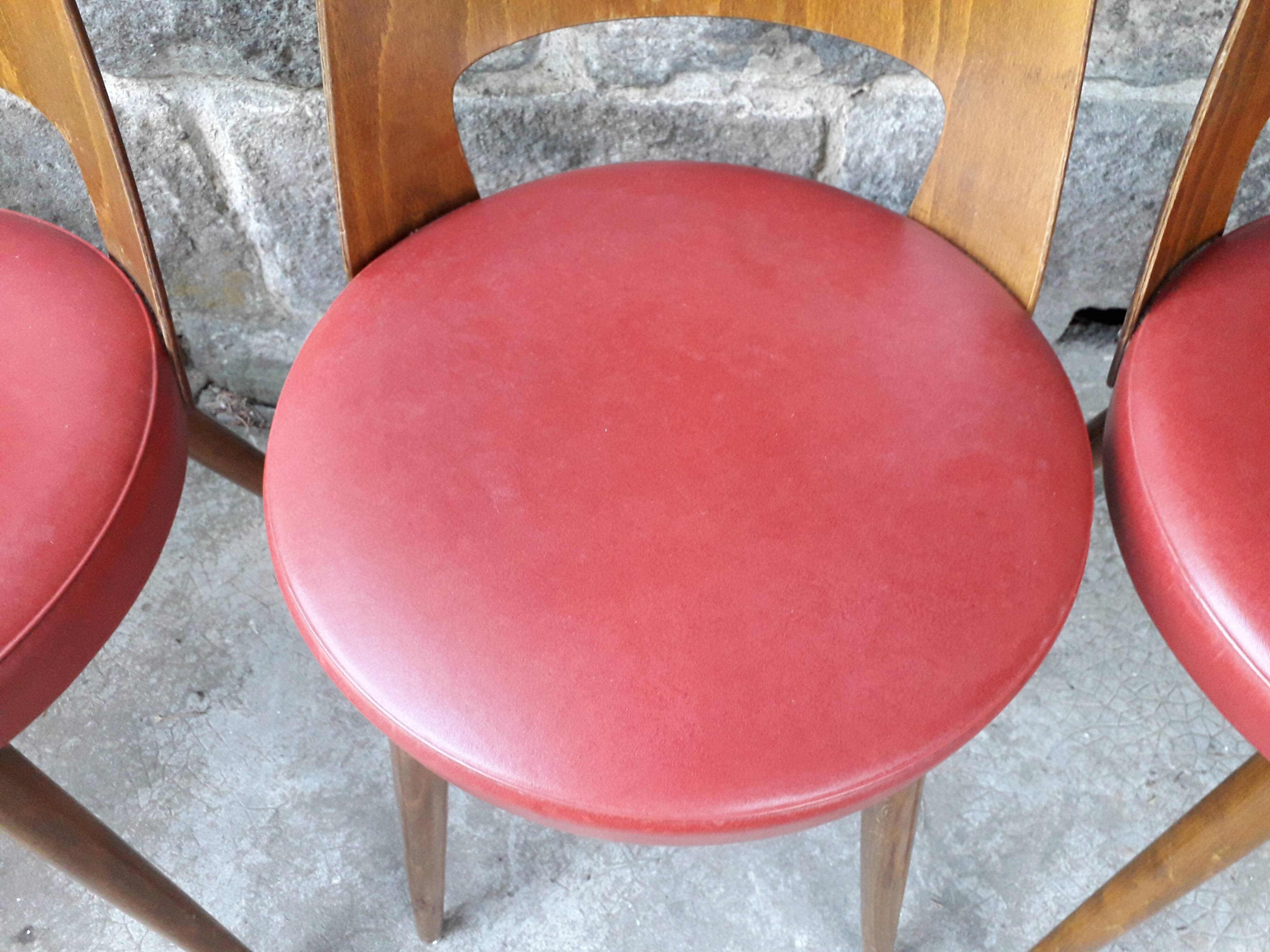 Lot de 6 chaises bistrot Baumann Mondor