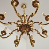 Lustre ancien en bronze