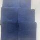 6 NG monogram navy towels, lilies weaving art, damask cotton
