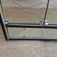 Glass toilet cabinet
