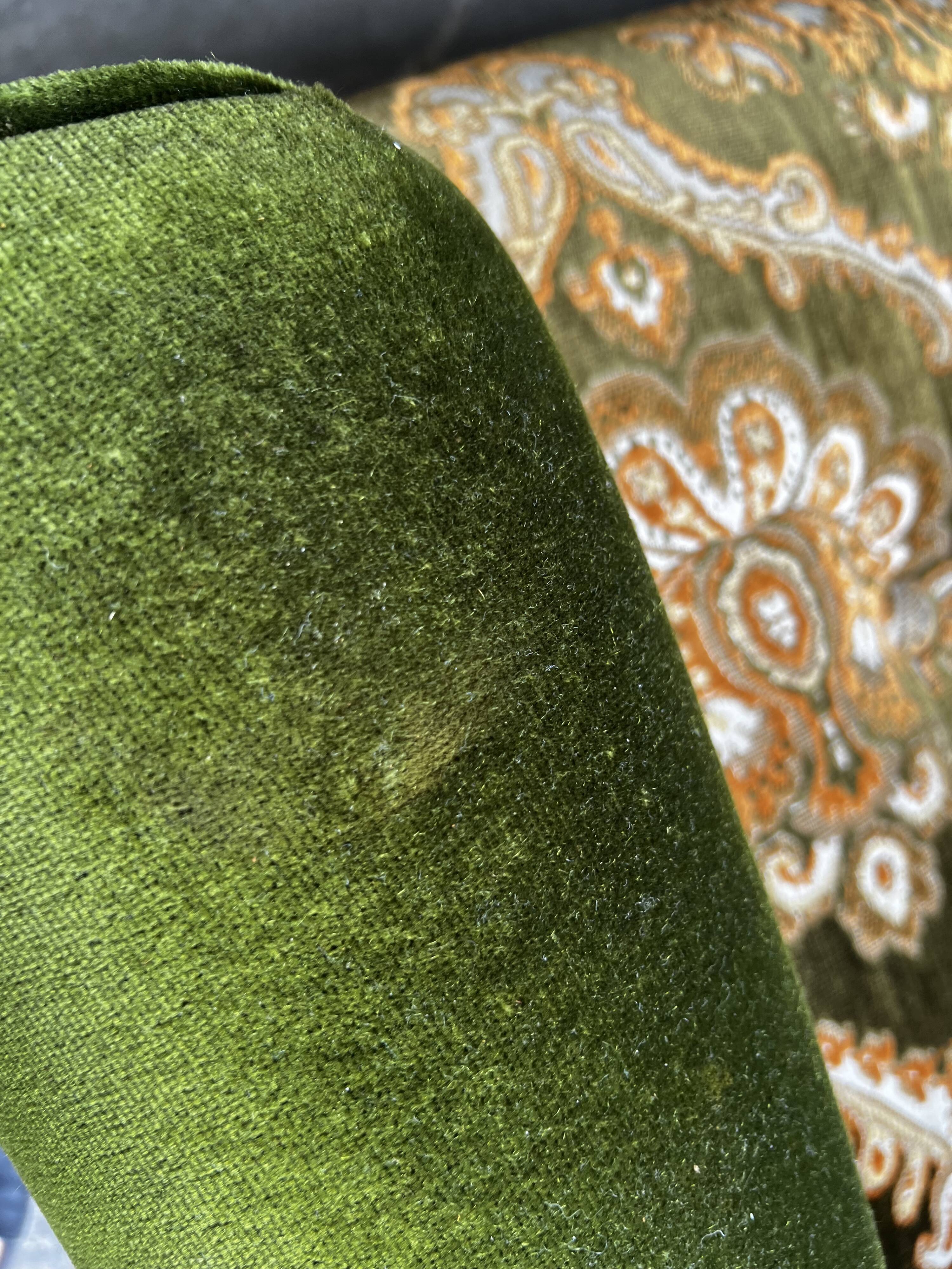 Vintage fringed corner/lounge/sofa seat