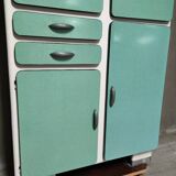 Green Formica cupboard or sideboard - 1960s