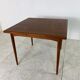 Vintage Scandinavian dining table expandable in 1960s teak