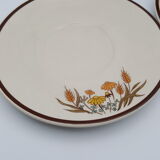 Head to head breakfast sandstone floral decoration you and me cup and saucer