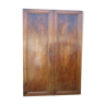 2 Old walnut closet doors