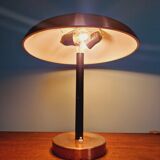 Large copper desk lamp, 1950s