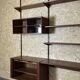 60s 70s teak wall shelf Wall Unit Kai Kristiansen for FM Møbler Denmark