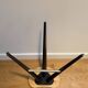 Mexican stool 531 Charlotte Perriand Natural oak and black legs, new