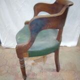 Louis Philippe oak office chair at the end of the 19th century