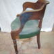 Fauteuil de bureau en chêne Louis Philippe fin XIX siècle