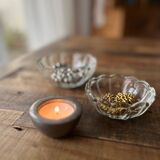 Set of two flower bowls