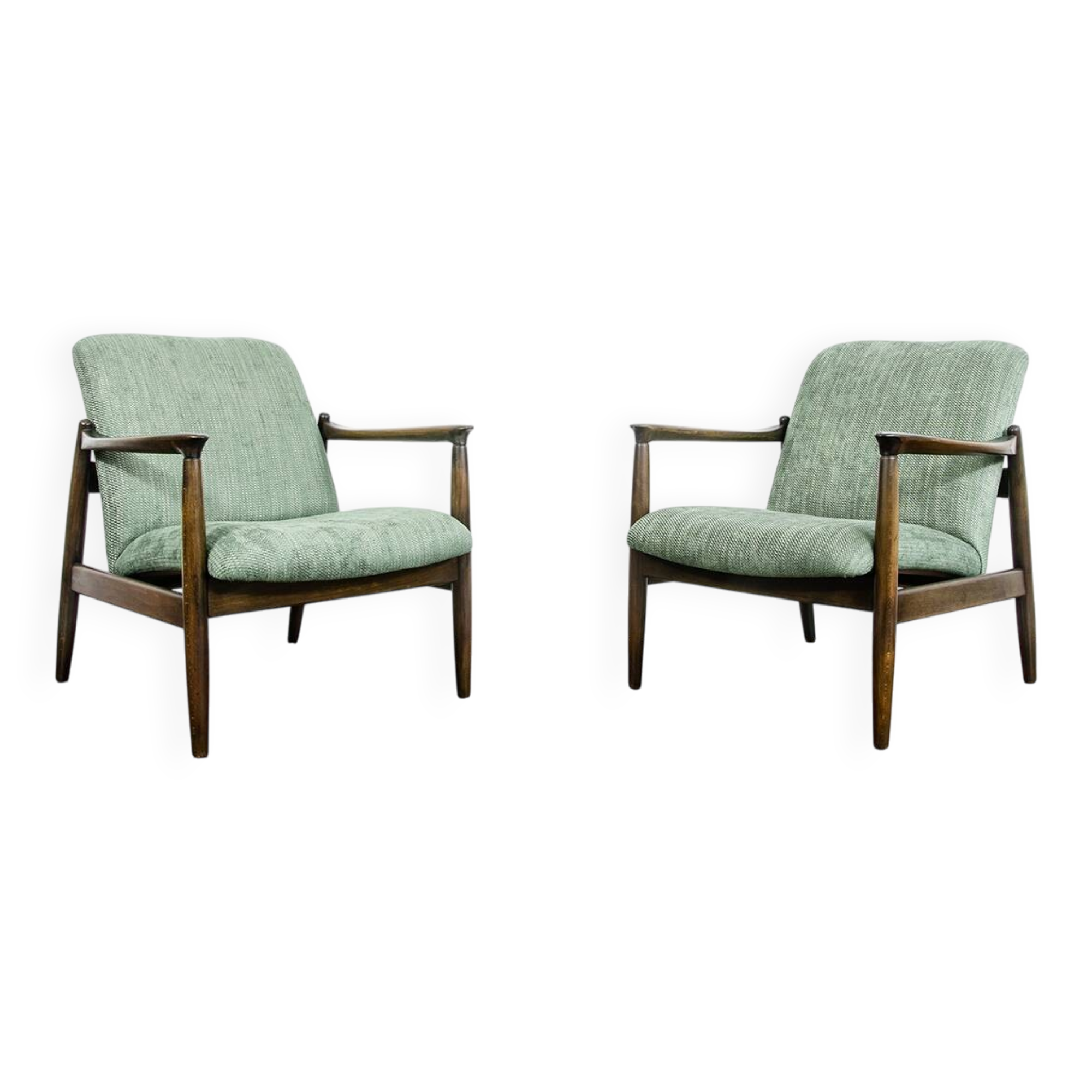 Mid-century Armchairs GFM-64 by Edmund Homa, Poland, 60's