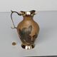 Pitcher, Hand painted brass jug