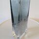 Bubble blown glass vase, 70s design
