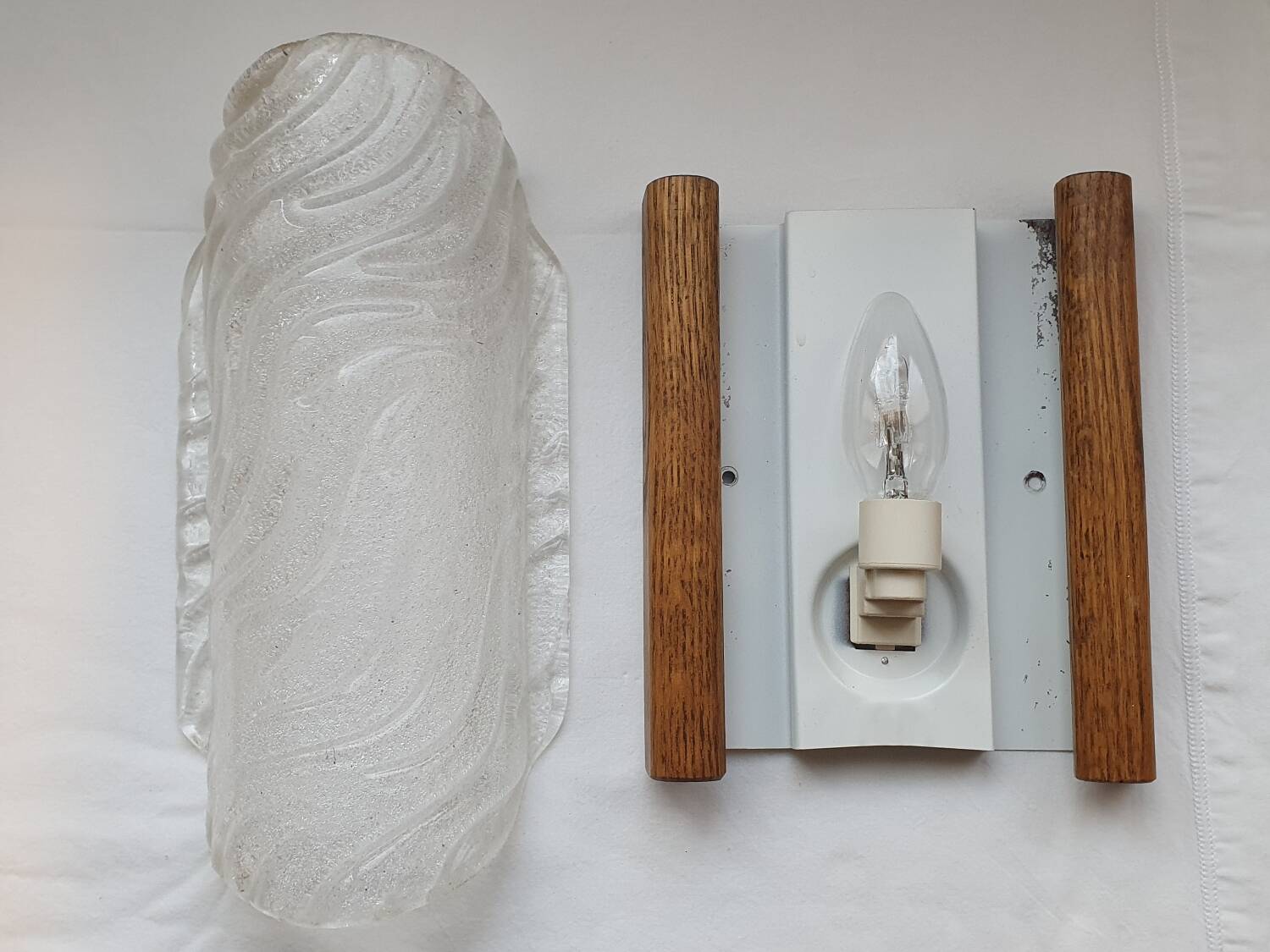 Pair of Fisher Leuchten wall lights
