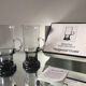 Wedgwood crystal set of 2 irish coffee glasses in smoke grey