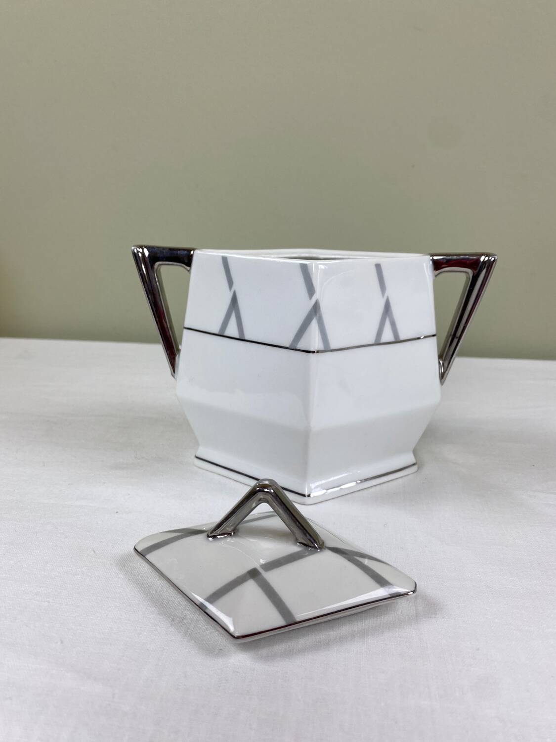 Art Deco sugar bowl