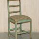 Pair of antique French chairs with original paint.