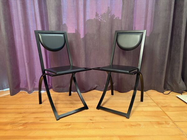 Pair of Sinus chairs designed by Karl Friedrich Förster, KFF, Germany, 1980