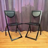 Pair of Sinus chairs designed by Karl Friedrich Förster, KFF, Germany, 1980