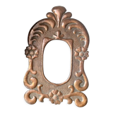 Art nouveau copper metal frame 31 cm x 19 cm