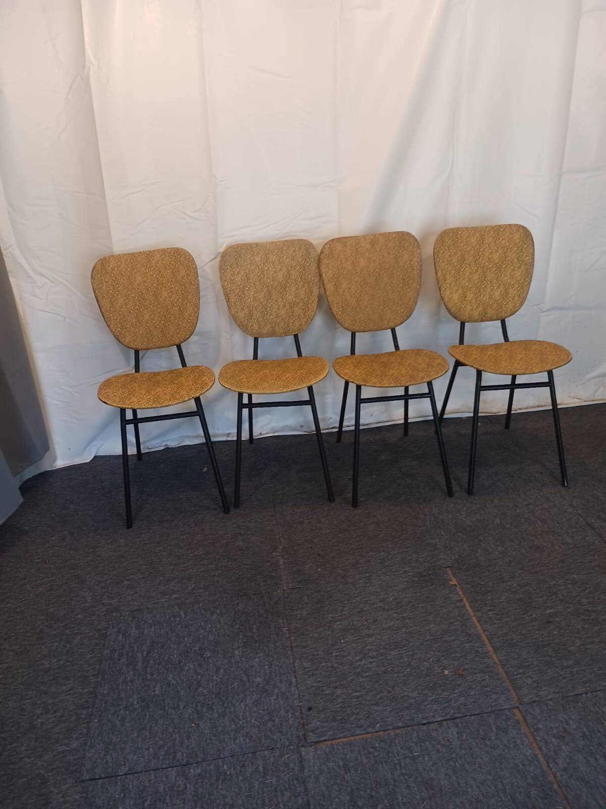 lot de chaises vintage 1950