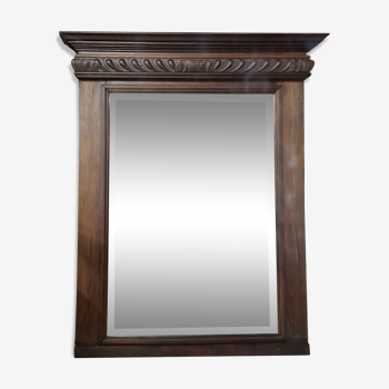 Miroir de cheminée ancien trumeau 95x121cm