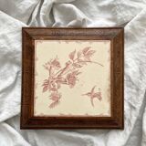 Gien "Bird fly" ironstone trivet