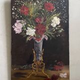Nature morte sur toile ancienne