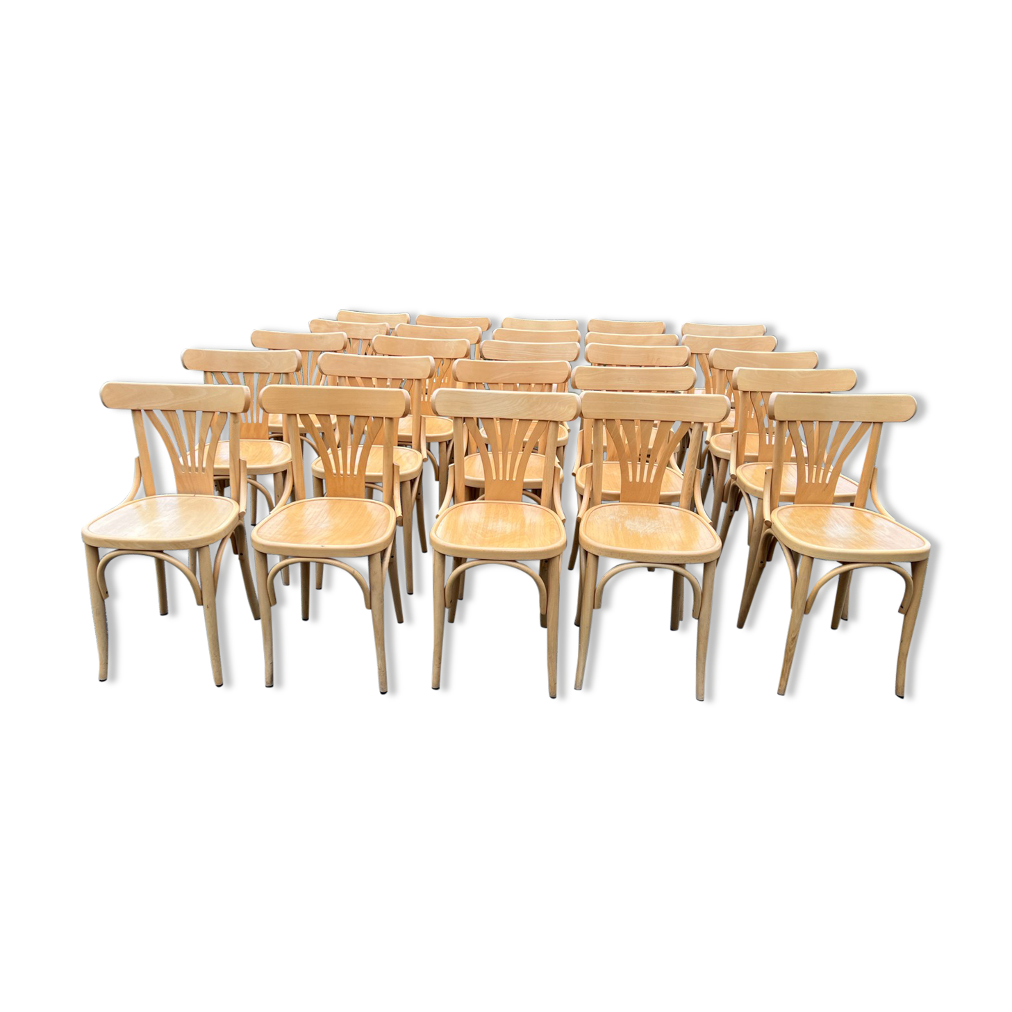 Set of 25 bistro chairs