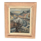 Swedish Oil on Canvas – “Landscape” by Stig Thiderman – Vintage